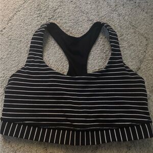 Lululemon Striped Sports Bra